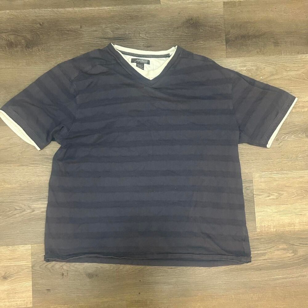 Method Vintage 2 layer Men's Grey and Black T-shirt Size XL